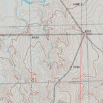 United States Geological Survey Harris Draw West, KS (1979, 24000-Scale) digital map