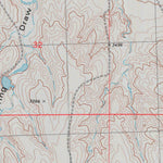 United States Geological Survey Harris Draw West, KS (1979, 24000-Scale) digital map