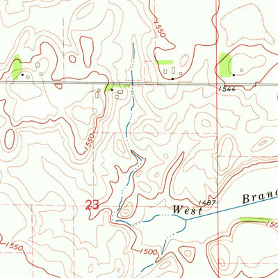 United States Geological Survey Harris, IA-MN (1970, 24000-Scale) digital map