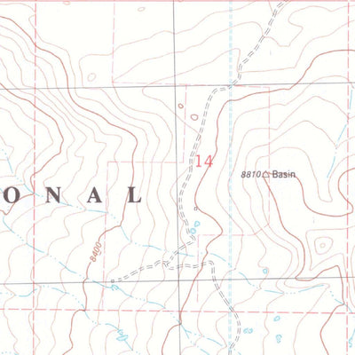 United States Geological Survey Harris Lake, CO (1984, 24000-Scale) digital map