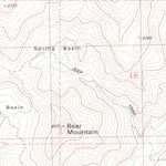 United States Geological Survey Harris Lake, CO (1984, 24000-Scale) digital map