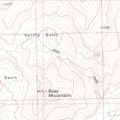 United States Geological Survey Harris Lake, CO (1984, 24000-Scale) digital map