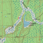 United States Geological Survey Harris Lake, WI-MI (1982, 24000-Scale) digital map