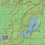 United States Geological Survey Harris Lake, WI-MI (1982, 24000-Scale) digital map
