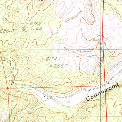 United States Geological Survey Harris Park, WY (1985, 24000-Scale) digital map