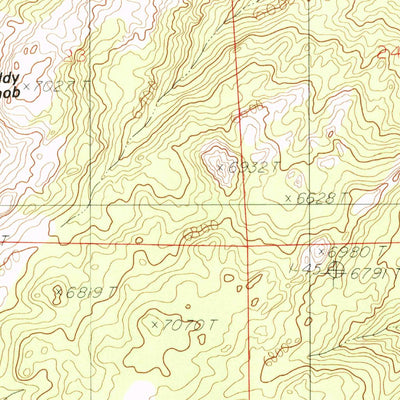 United States Geological Survey Harris Park, WY (1985, 24000-Scale) digital map