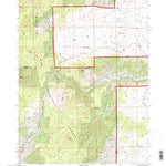 United States Geological Survey Harris Park, WY (1992, 24000-Scale) digital map