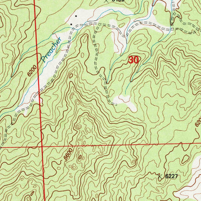 United States Geological Survey Harris Park, WY (1992, 24000-Scale) digital map