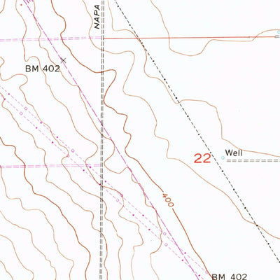 United States Geological Survey Harris Ranch, CA (1956, 24000-Scale) digital map