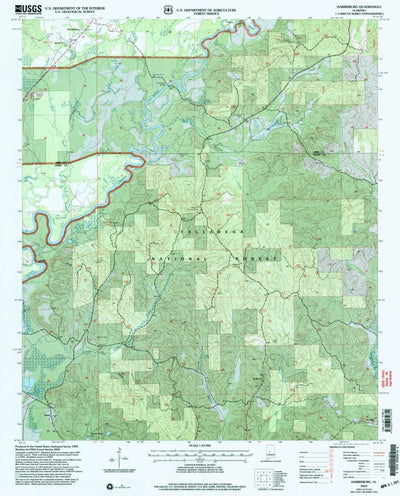United States Geological Survey Harrisburg, AL (2002, 24000-Scale) digital map