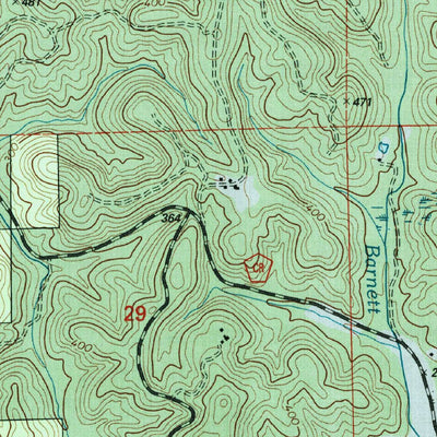 United States Geological Survey Harrisburg, AL (2002, 24000-Scale) digital map