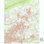 United States Geological Survey Harrisburg East, PA (1969, 24000-Scale) digital map