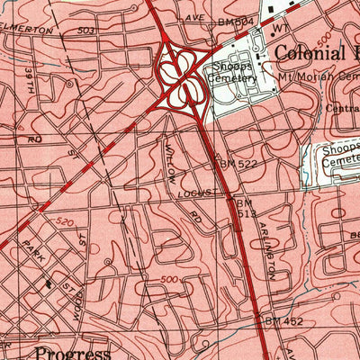 United States Geological Survey Harrisburg East, PA (1993, 24000-Scale) digital map