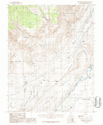 United States Geological Survey Harrisburg Junction, UT (1986, 24000-Scale) digital map