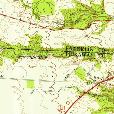 United States Geological Survey Harrisburg, OH (1955, 24000-Scale) digital map