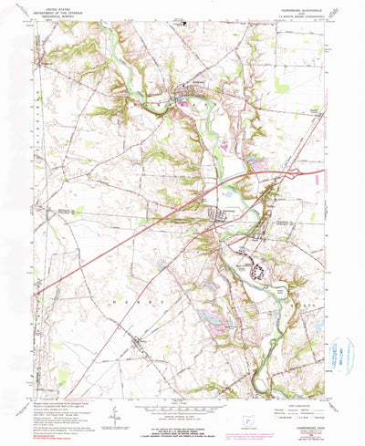 United States Geological Survey Harrisburg, OH (1966, 24000-Scale) digital map