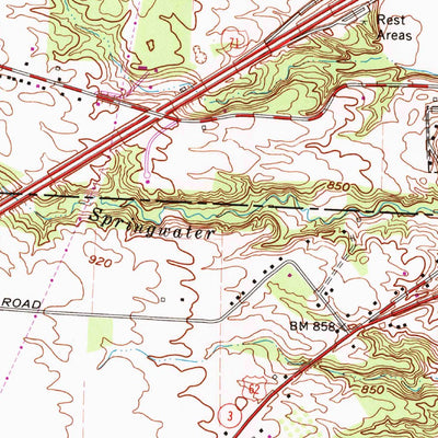 United States Geological Survey Harrisburg, OH (1966, 24000-Scale) digital map