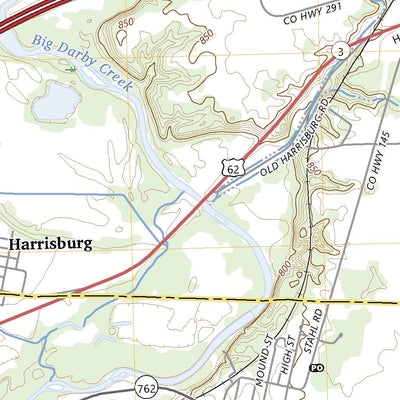 United States Geological Survey Harrisburg, OH (2023, 24000-Scale) digital map