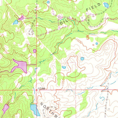 United States Geological Survey Harrisburg, OK (1963, 24000-Scale) digital map