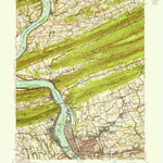 United States Geological Survey Harrisburg, PA (1943, 62500-Scale) digital map