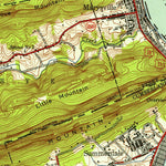 United States Geological Survey Harrisburg, PA (1943, 62500-Scale) digital map
