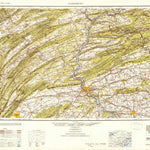 United States Geological Survey Harrisburg, PA (1950, 250000-Scale) digital map