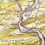 United States Geological Survey Harrisburg, PA (1950, 250000-Scale) digital map