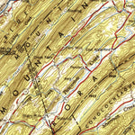 United States Geological Survey Harrisburg, PA (1950, 250000-Scale) digital map