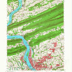 United States Geological Survey Harrisburg, PA (1956, 62500-Scale) digital map