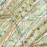 United States Geological Survey Harrisburg, PA (1957, 250000-Scale) digital map