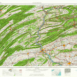 United States Geological Survey Harrisburg, PA (1964, 250000-Scale) digital map
