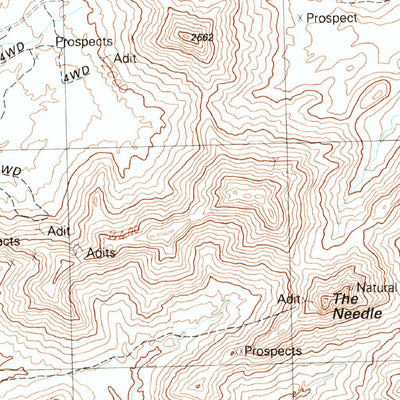 United States Geological Survey Harrisburg Valley, AZ (1990, 24000-Scale) digital map