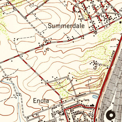 United States Geological Survey Harrisburg West, PA (1947, 24000-Scale) digital map