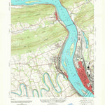United States Geological Survey Harrisburg West, PA (1963, 24000-Scale) digital map