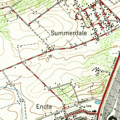 United States Geological Survey Harrisburg West, PA (1963, 24000-Scale) digital map