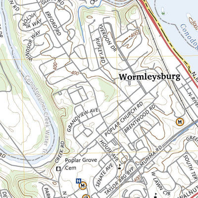 United States Geological Survey Harrisburg West, PA (2023, 24000-Scale) digital map