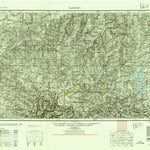 United States Geological Survey Harrison, AR-MO (1945, 250000-Scale) digital map