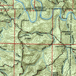 United States Geological Survey Harrison, AR-MO (1945, 250000-Scale) digital map