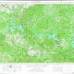 United States Geological Survey Harrison, AR-MO (1958, 250000-Scale) digital map