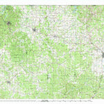 United States Geological Survey Harrison, AR-MO (1985, 100000-Scale) digital map