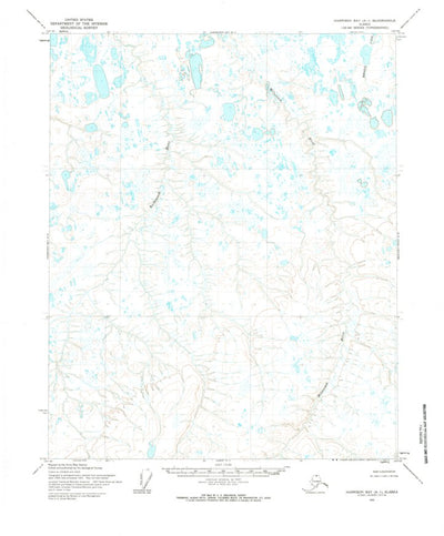United States Geological Survey Harrison Bay A-1, AK (1955, 63360-Scale) digital map