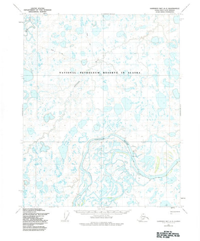 United States Geological Survey Harrison Bay A-3, AK (1955, 63360-Scale) digital map