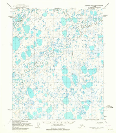 United States Geological Survey Harrison Bay A-4, AK (1955, 63360-Scale) digital map