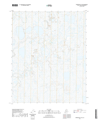 United States Geological Survey Harrison Bay A-4 NE, AK (2020, 25000-Scale) digital map