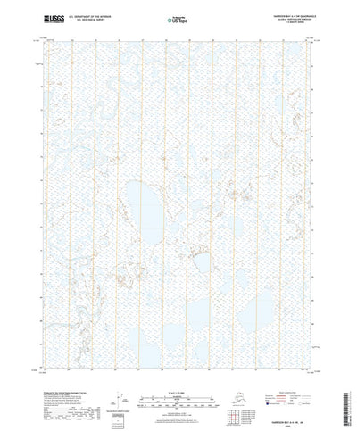 United States Geological Survey Harrison Bay A-4 SW, AK (2020, 25000-Scale) digital map