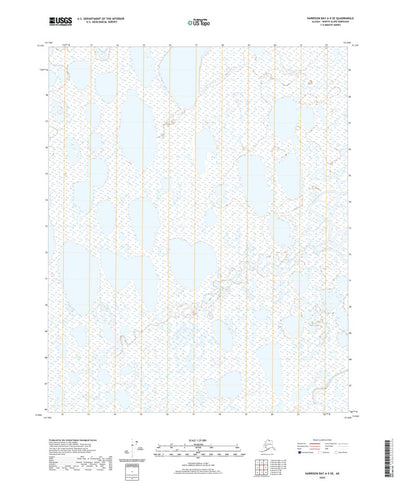 United States Geological Survey Harrison Bay A-5 SE, AK (2020, 25000-Scale) digital map