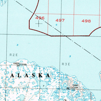 United States Geological Survey Harrison Bay, AK (1955, 250000-Scale) digital map