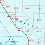 United States Geological Survey Harrison Bay, AK (1955, 250000-Scale) digital map