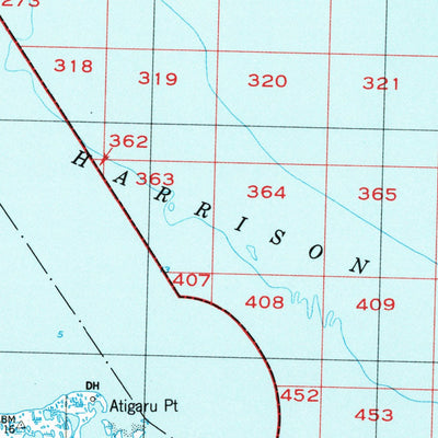 United States Geological Survey Harrison Bay, AK (1955, 250000-Scale) digital map