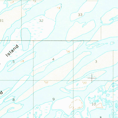 United States Geological Survey Harrison Bay B-1, AK (1955, 63360-Scale) digital map